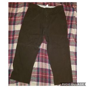 Mens black chaps slacks 40x30